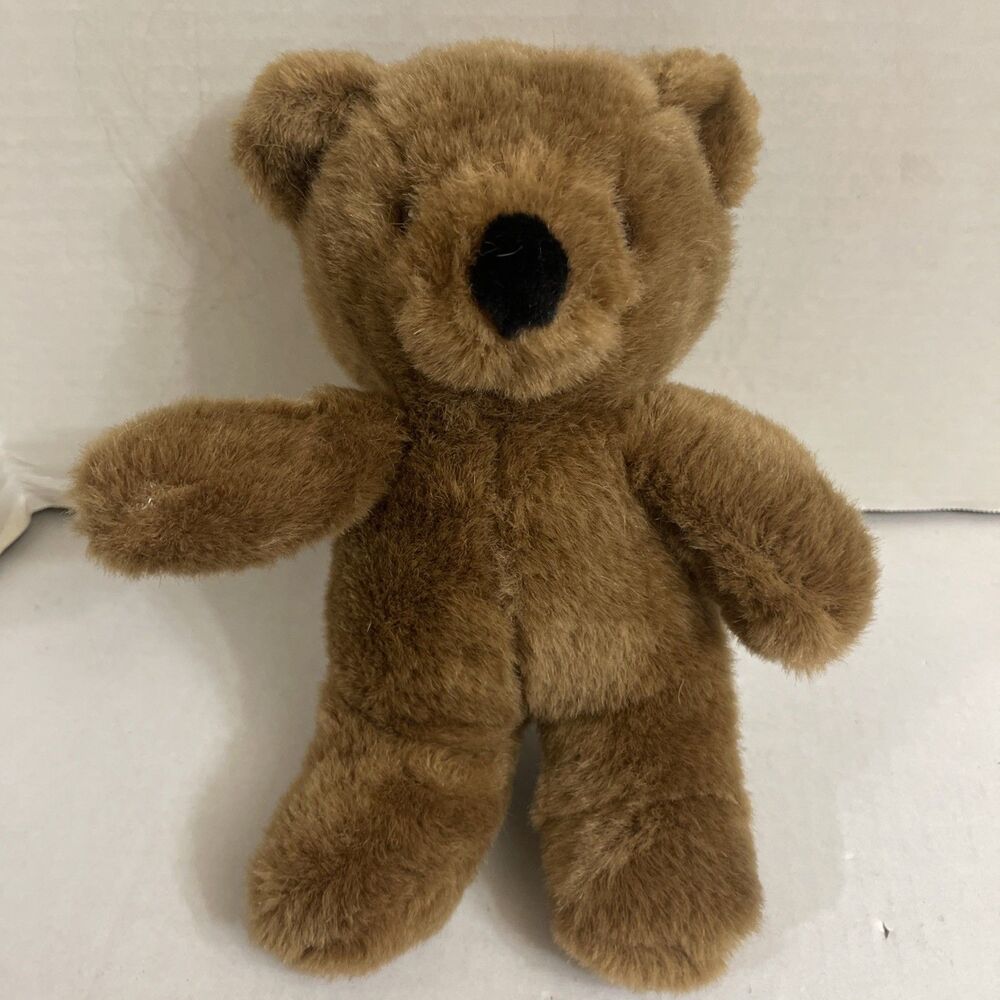 IKEA Gosse Teddy Bear Retured Lovey Plush Brown Stuffed Animal 10" Sewn Eyes